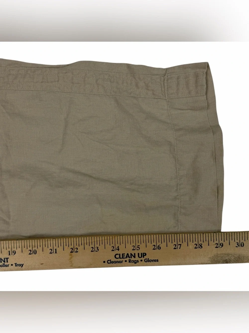 Quince 100% European Linen Wide Leg Pants Driftwood Womens XS Coastal Lagenlook